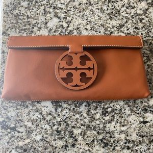 Tory Burch leather clutch